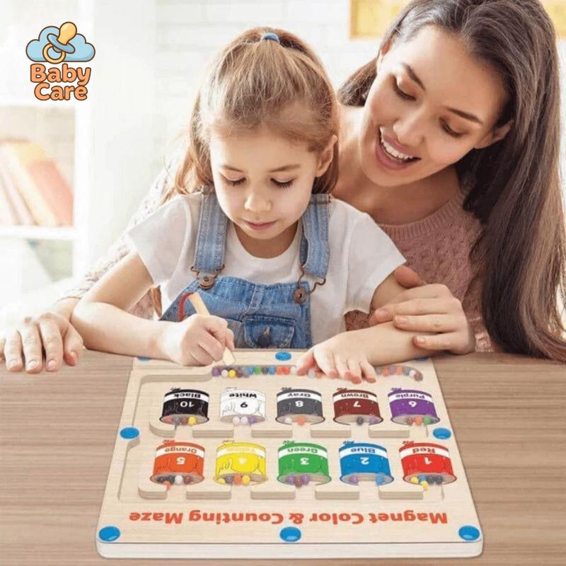 MaxiMath - Jeu de labyrinthe magnétique Montessori