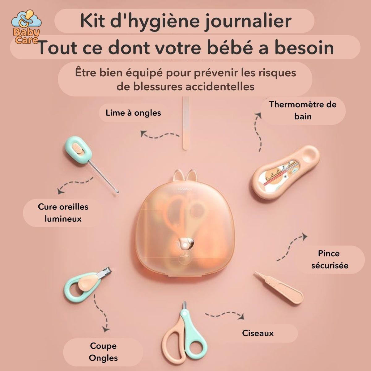Trousse de soin bébé hygiène et toilette