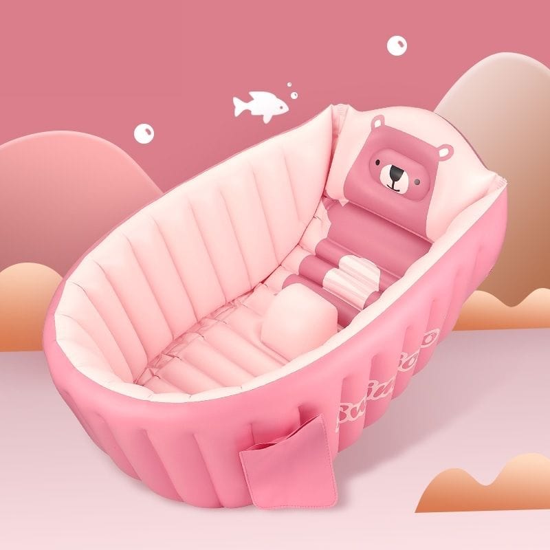 Baignoire Bébé Gonflable avec Siège | Baby Care