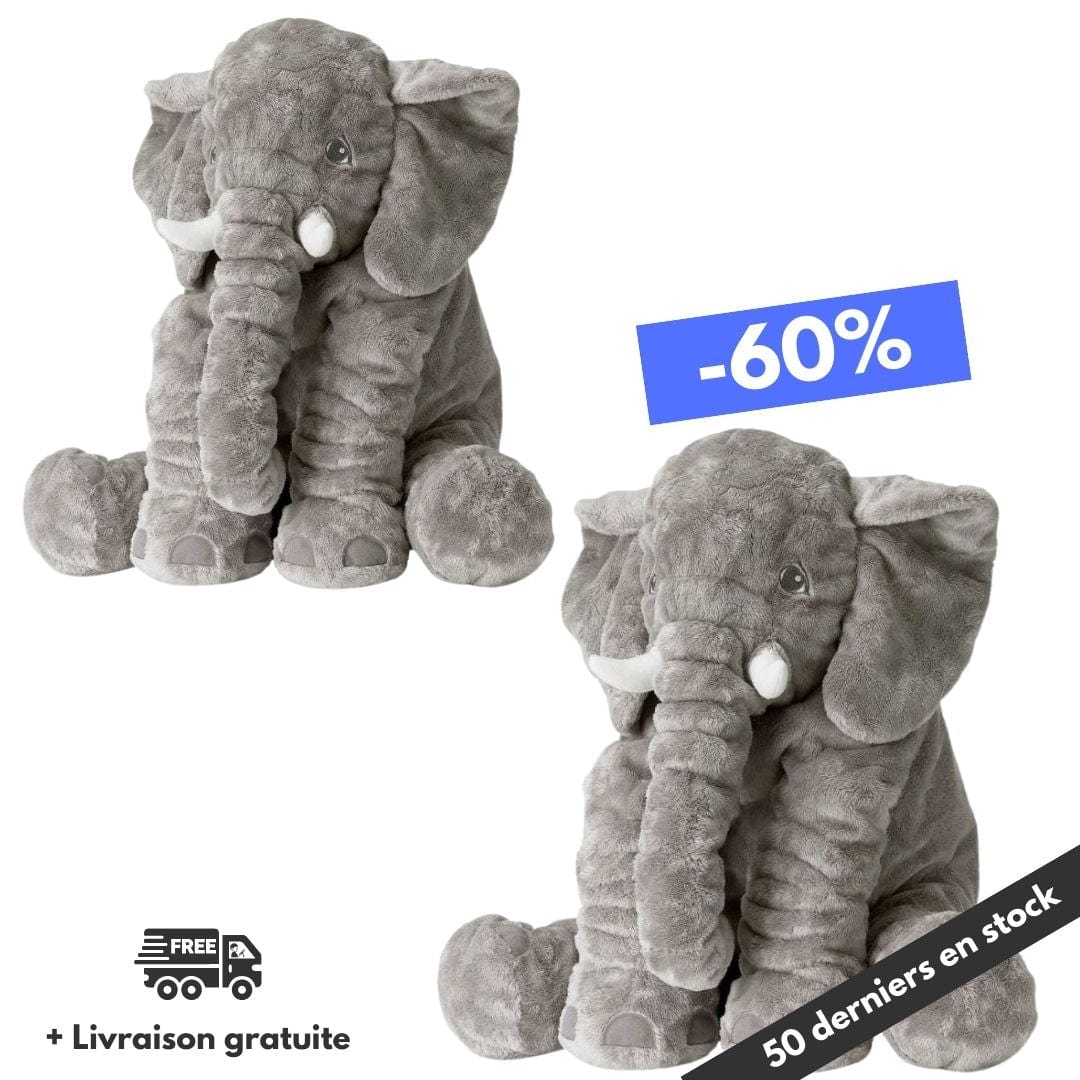 Peluche Éléphant Calin 60 cm | Baby Care
