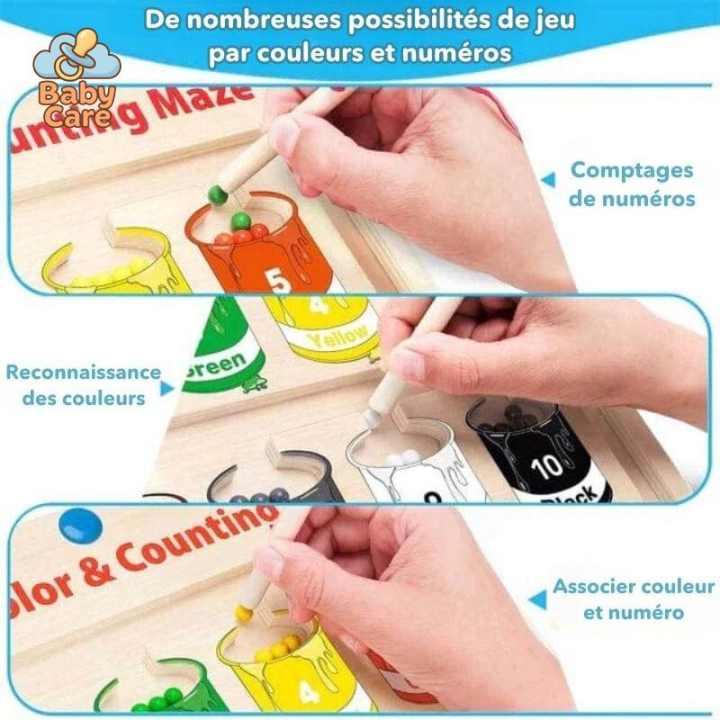 MaxiMath - Jeu de labyrinthe magnétique Montessori