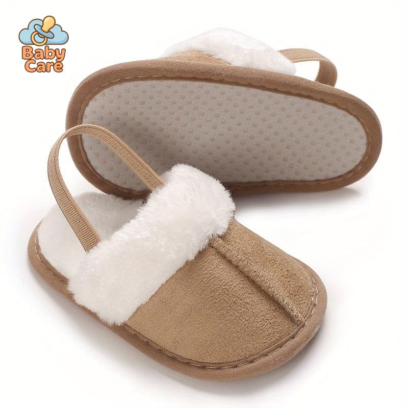 Chaussons Mignons en Peluche pour Bébés