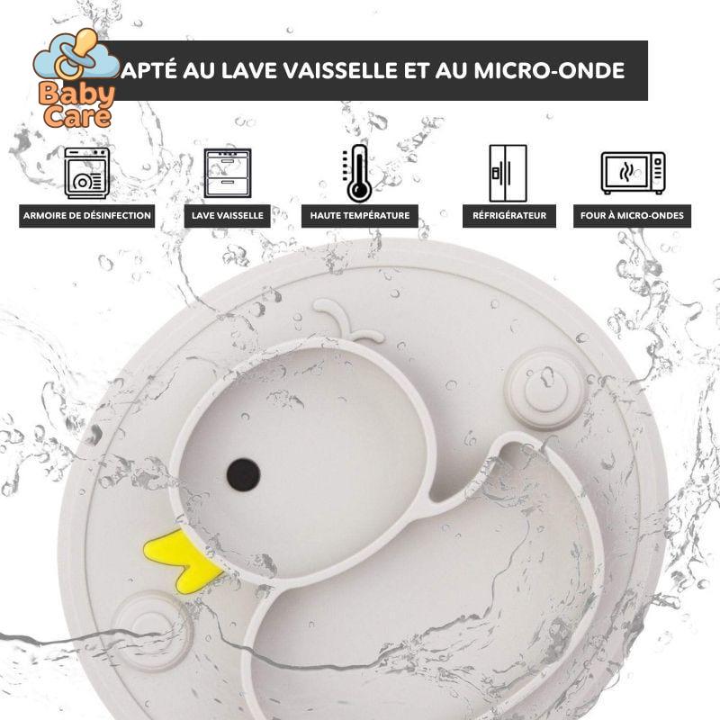 Coffret Repas Bébé en Silicone Canard | Baby Care