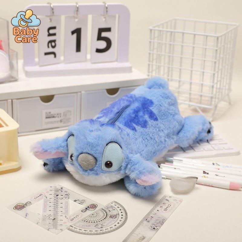 Trousse Stitch couché en peluche