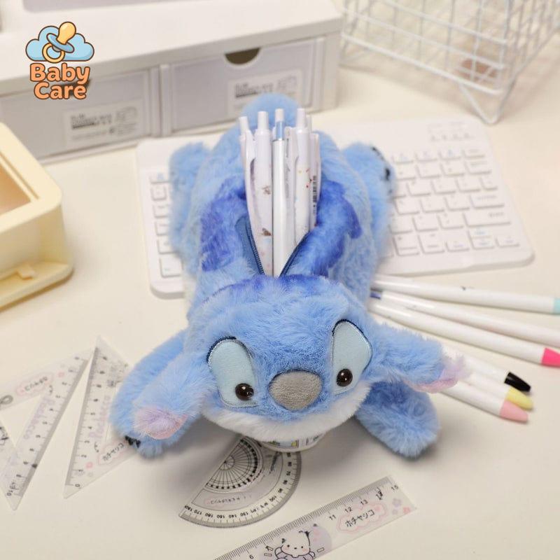 Trousse Stitch couché en peluche