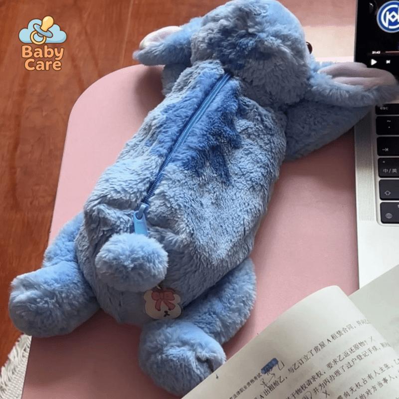 Trousse Stitch couché en peluche