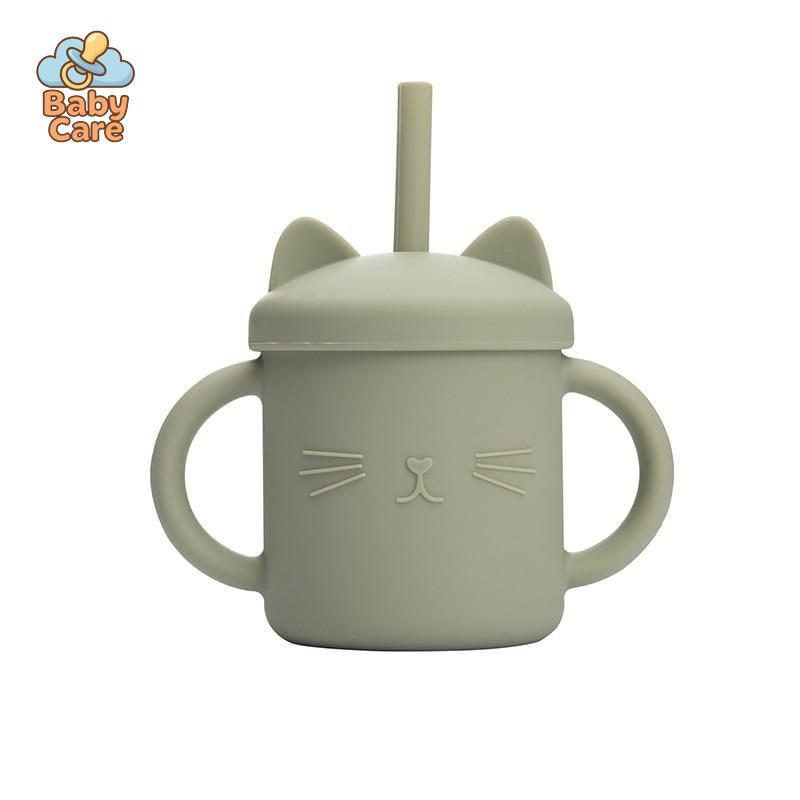 Tasse Paille en Silicone Chat | Baby Care