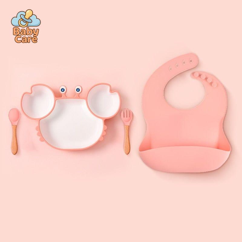 Assiette Silicone Bébé Crabe | Baby Care