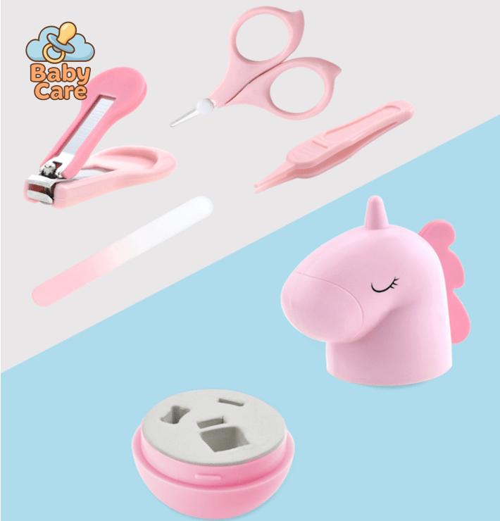 Trousse de soin bébé boite licorne