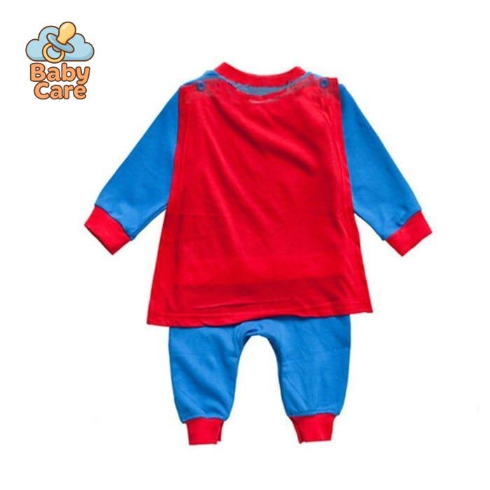 Déguisement carnaval super man bébé avec cape