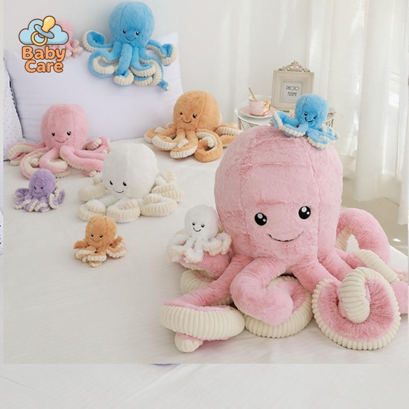 Peluche Poulpe Colorée Ultra Douce