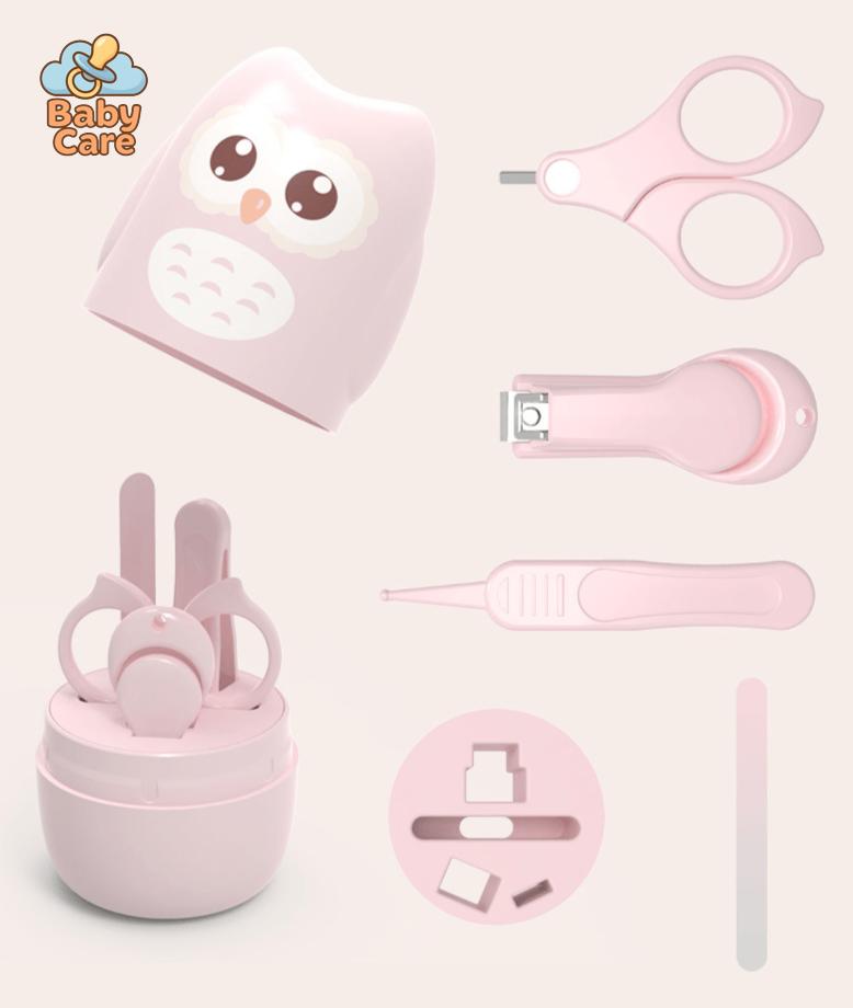 Trousse de soin bébé boite hibou - utilisation en situation