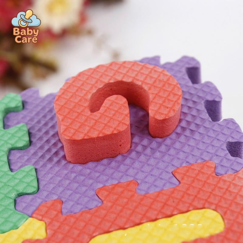 Tapis 36 Dalles Sensorielles Chiffres et Lettres