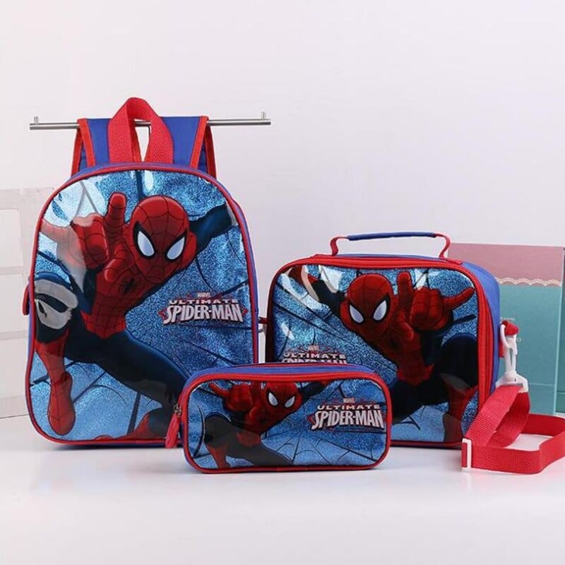 Cartable dessin animé ensemble 3 pièces