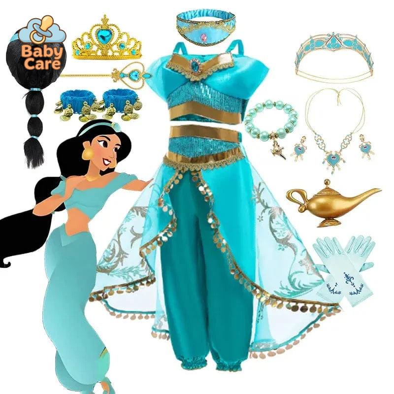 Déguisement Princesse Jasmine Fille Luxe