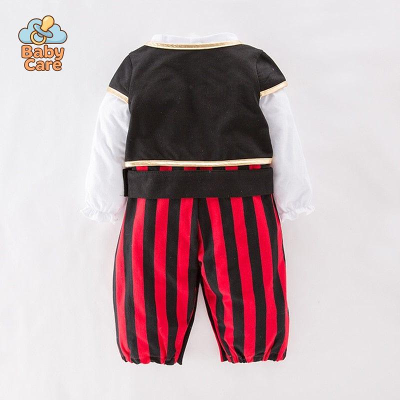 Déguisement carnaval pirate bébé 4 pièces