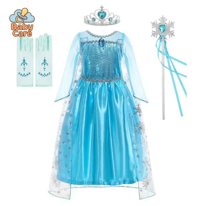 Déguisement Princesse Elsa Enfant Déguisement Bleu