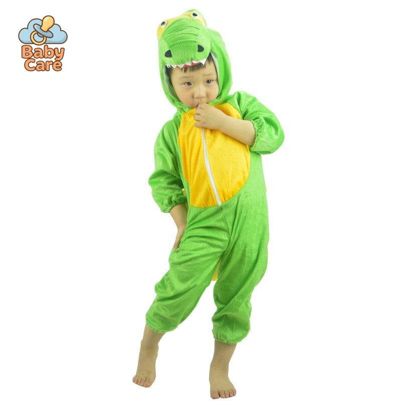 Déguisement Dinosaure Verte Enfant Cosplay