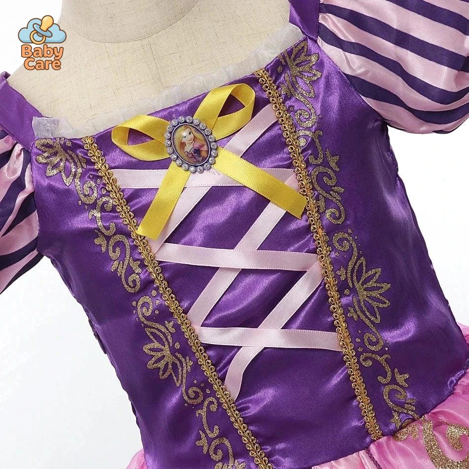 Déguisement Princesse Enfant Raiponce Costume Violet