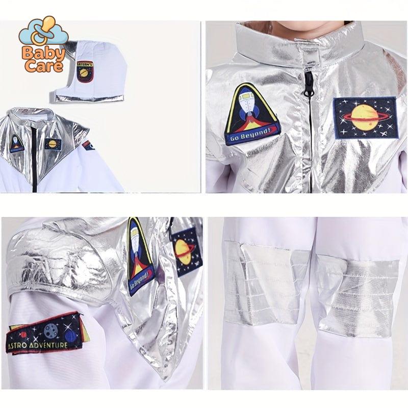 Costume d'Astronaute Enfant avec Casque Brillant
