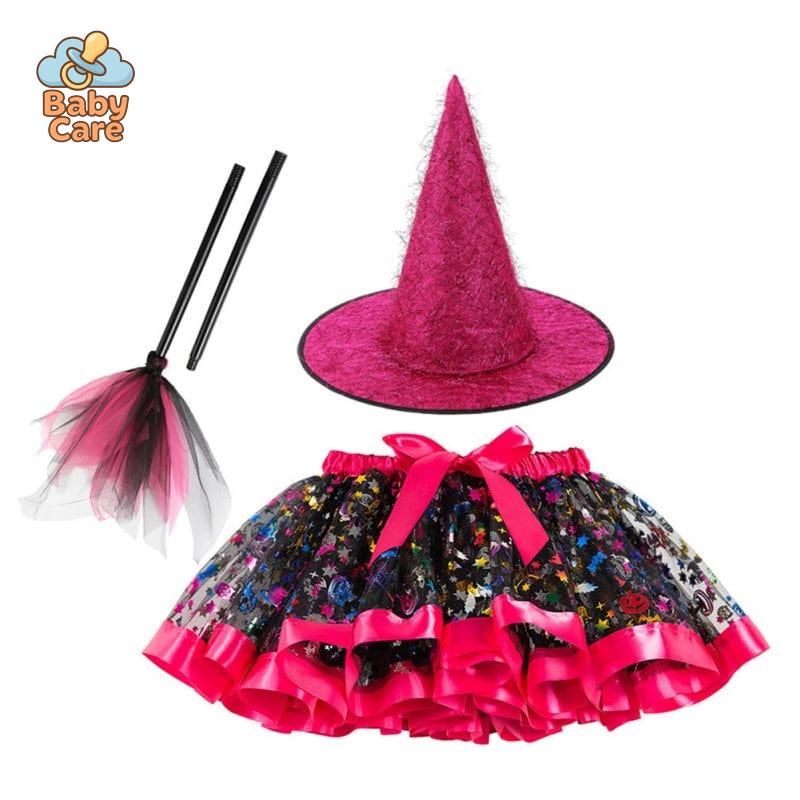 Déguisement de Sorcière Enfant avec Chapeau