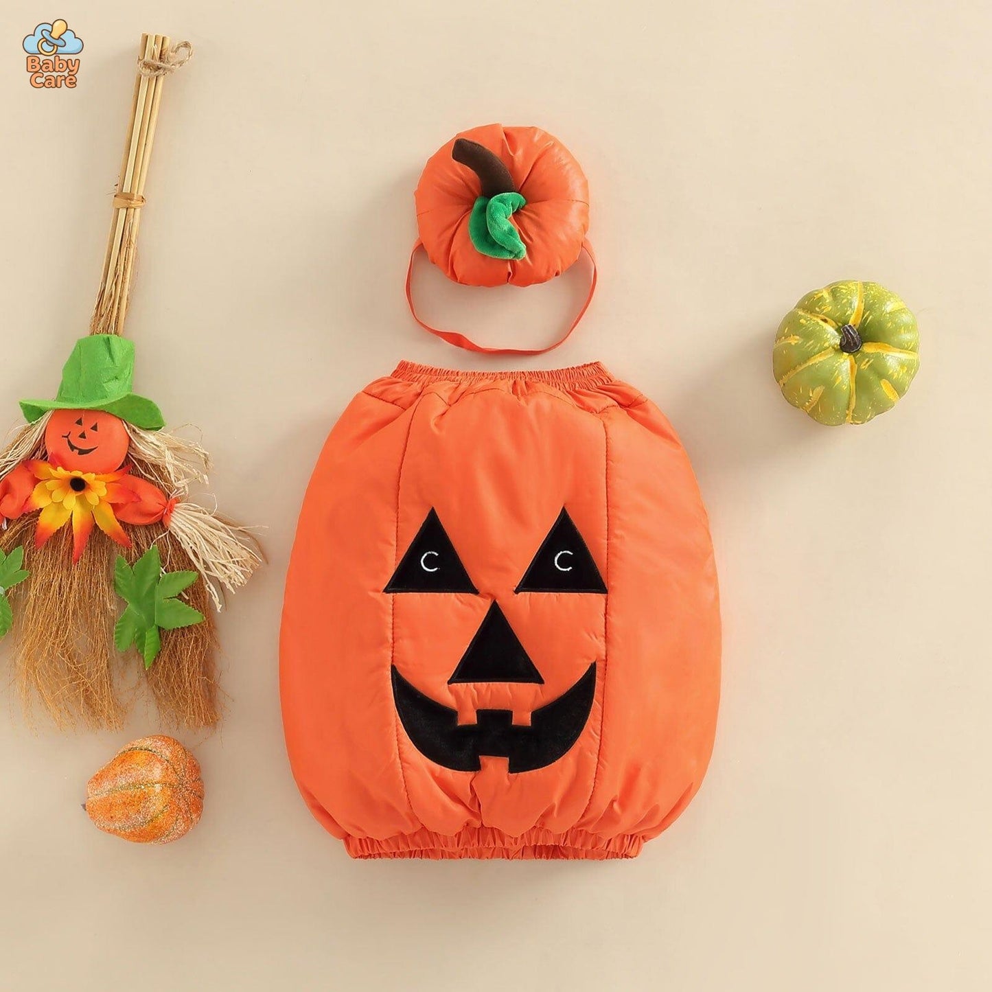 Déguisement halloween bébé Citrouille et Fantôme