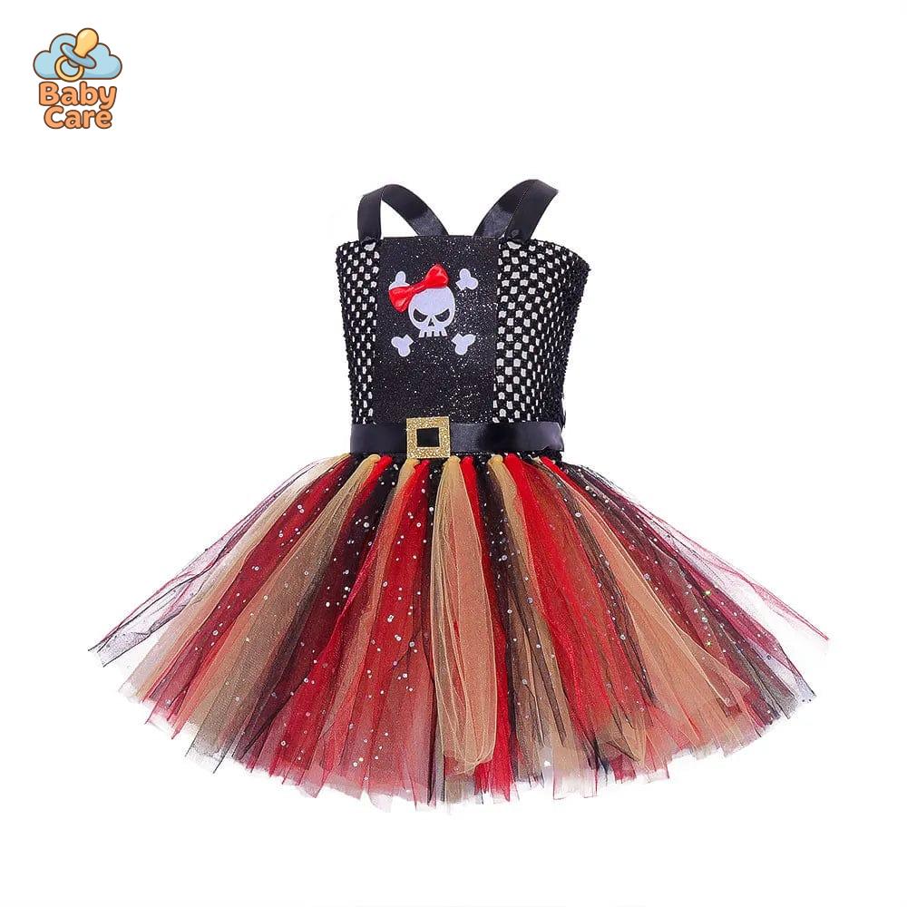 Déguisement robe pirate fillette halloween carnaval
