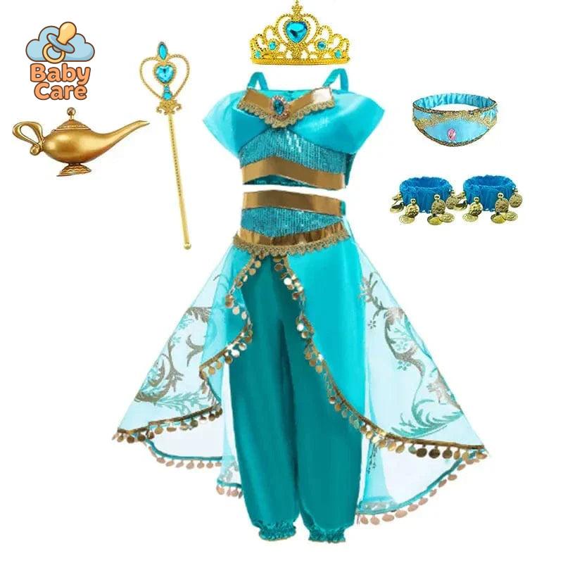 Déguisement Princesse Jasmine Fille Luxe