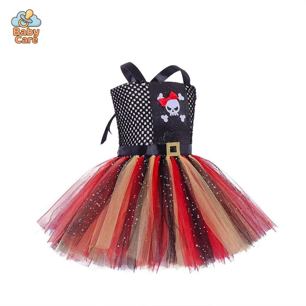 Déguisement robe pirate fillette halloween carnaval