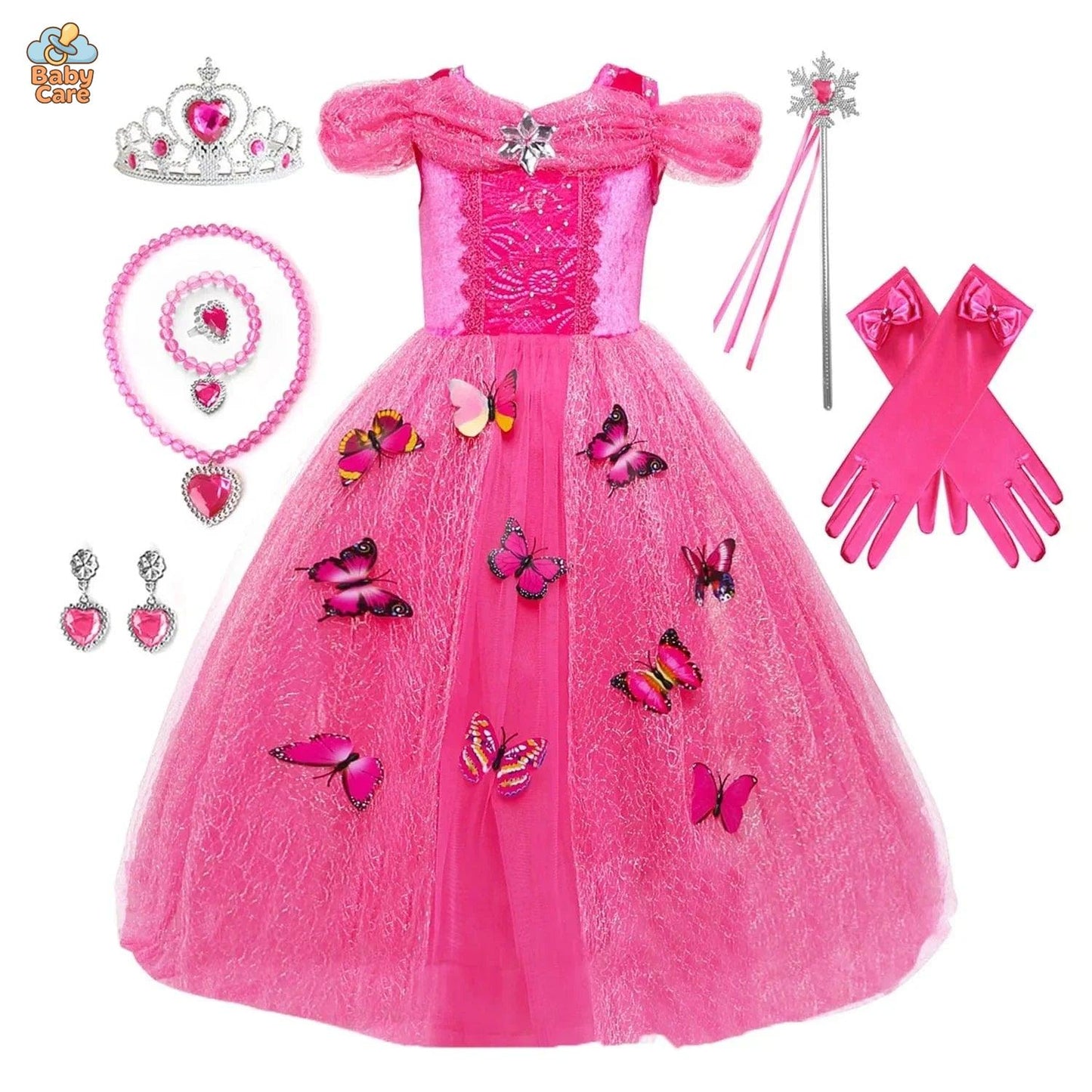 Déguisement Princesse Aurore Enfant Robe Luxueux