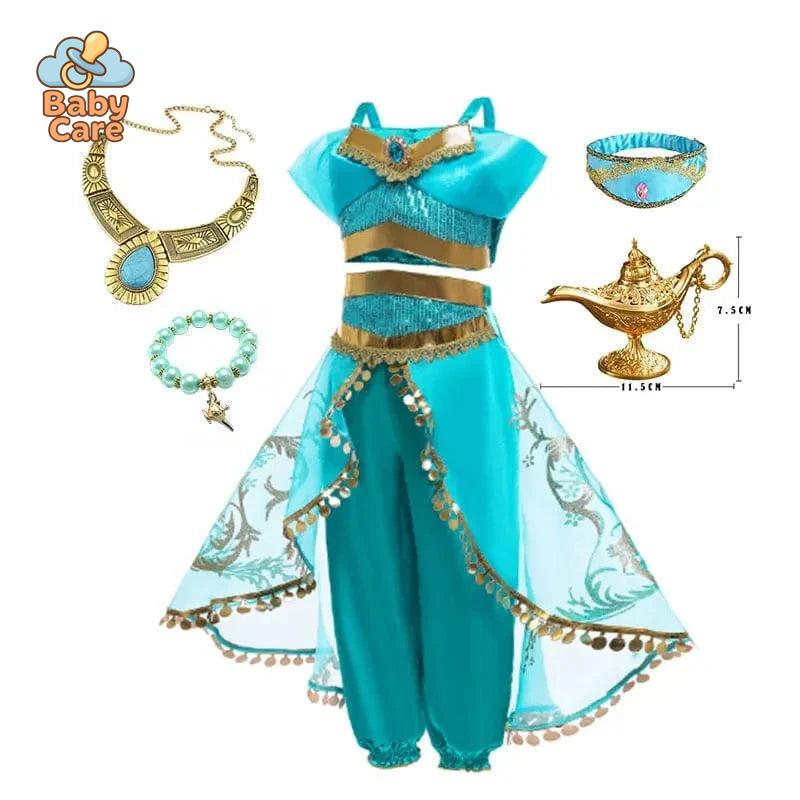 Déguisement Princesse Jasmine Fille Luxe