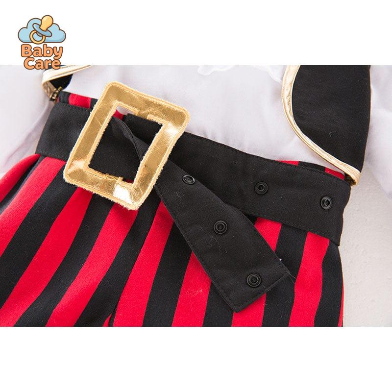 Déguisement carnaval pirate bébé 4 pièces