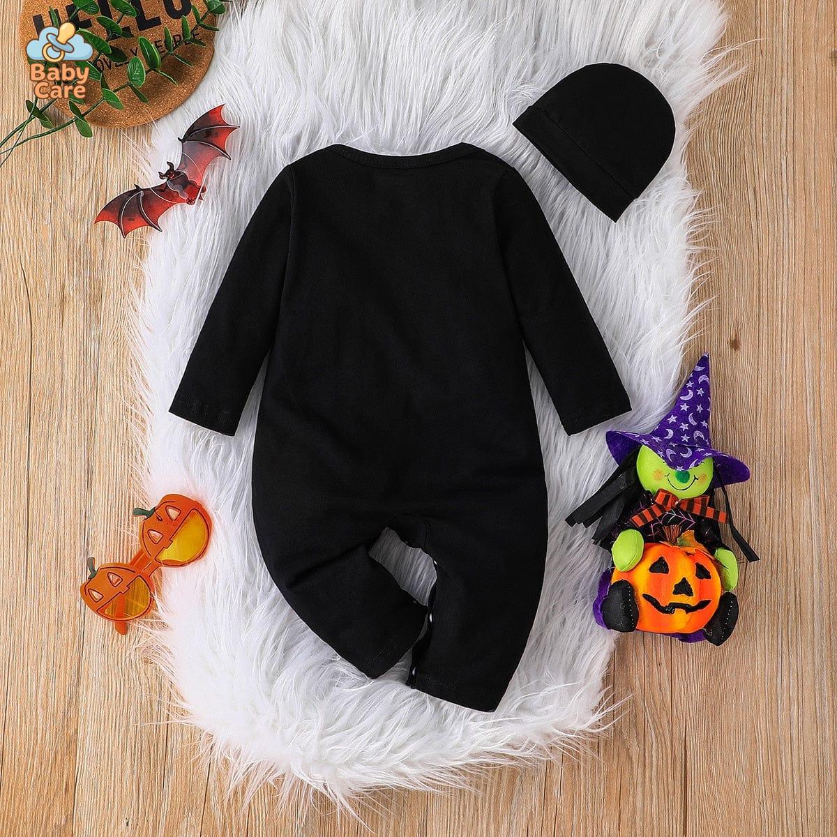 Déguisement bébé halloween squelette avec bonnet