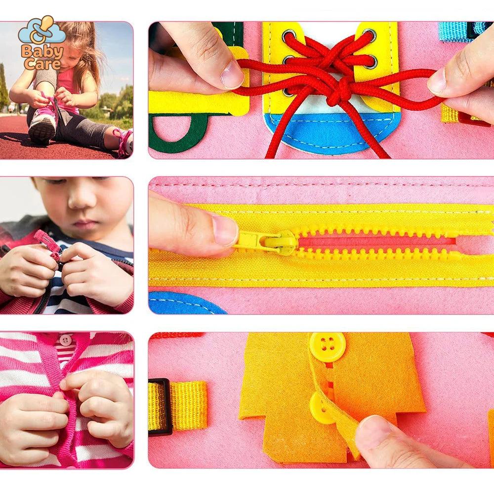 Planche d’activité jouet éducatif Montessori