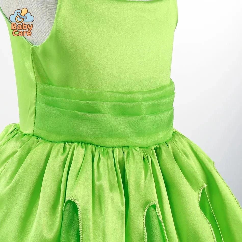 Déguisement fée Princesse Verte Ailée Enfant