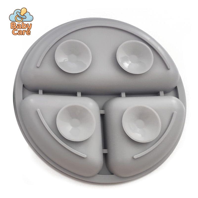 Assiette silicone à ventouse