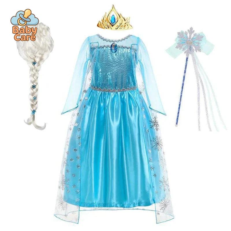 Déguisement Princesse Elsa Enfant Déguisement Bleu