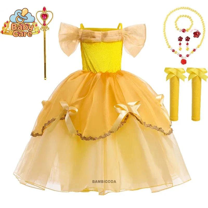 Déguisement Princesse Belle Enfant avec Accessoires