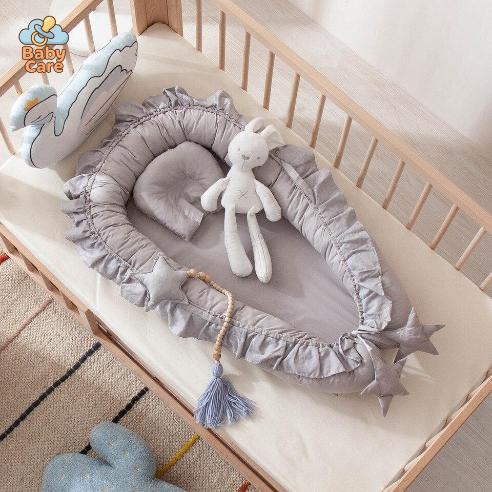 Réducteur de lit bébé – nid bébé en coton