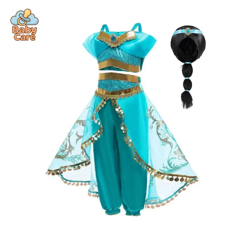 Déguisement Princesse Jasmine Fille Luxe