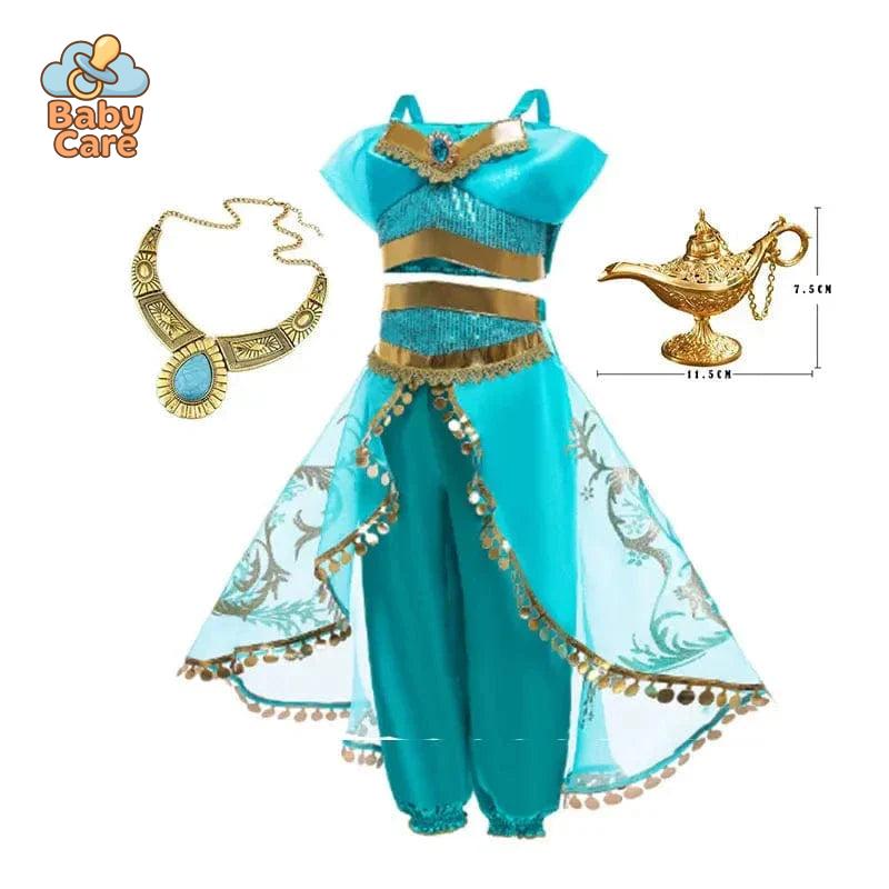 Déguisement Princesse Jasmine Fille Luxe