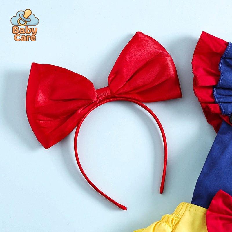 Déguisement blanche neige bébé carnaval 2 pièces