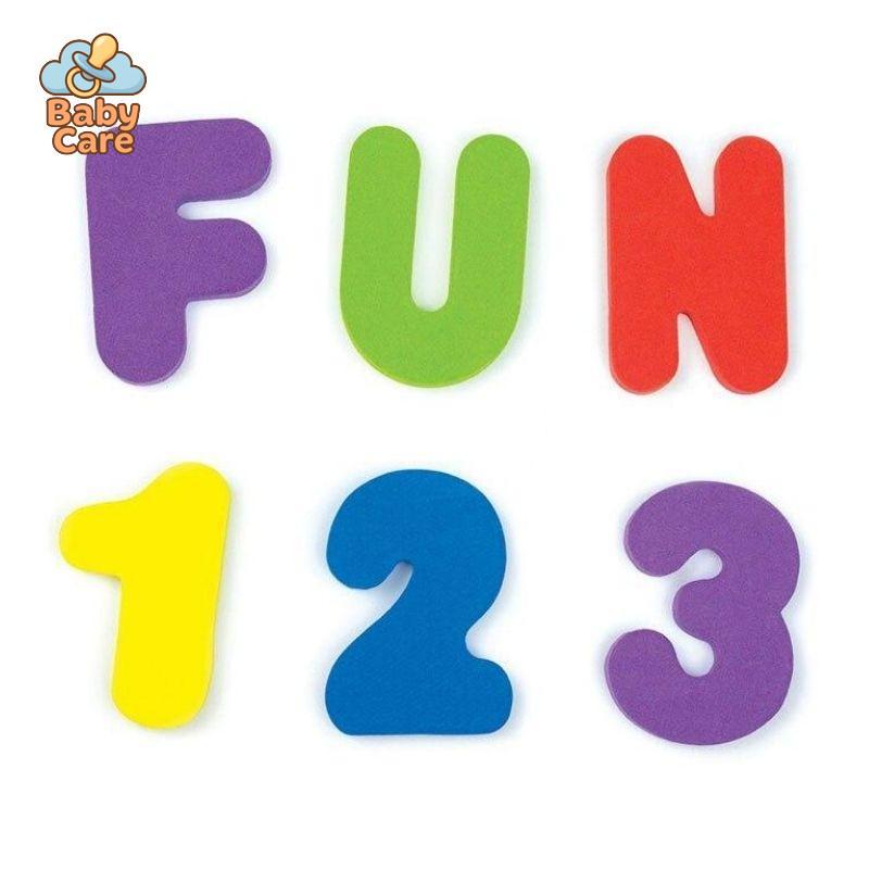 36 Lettres et Chiffres en Mousse pour le Bain | Baby Care