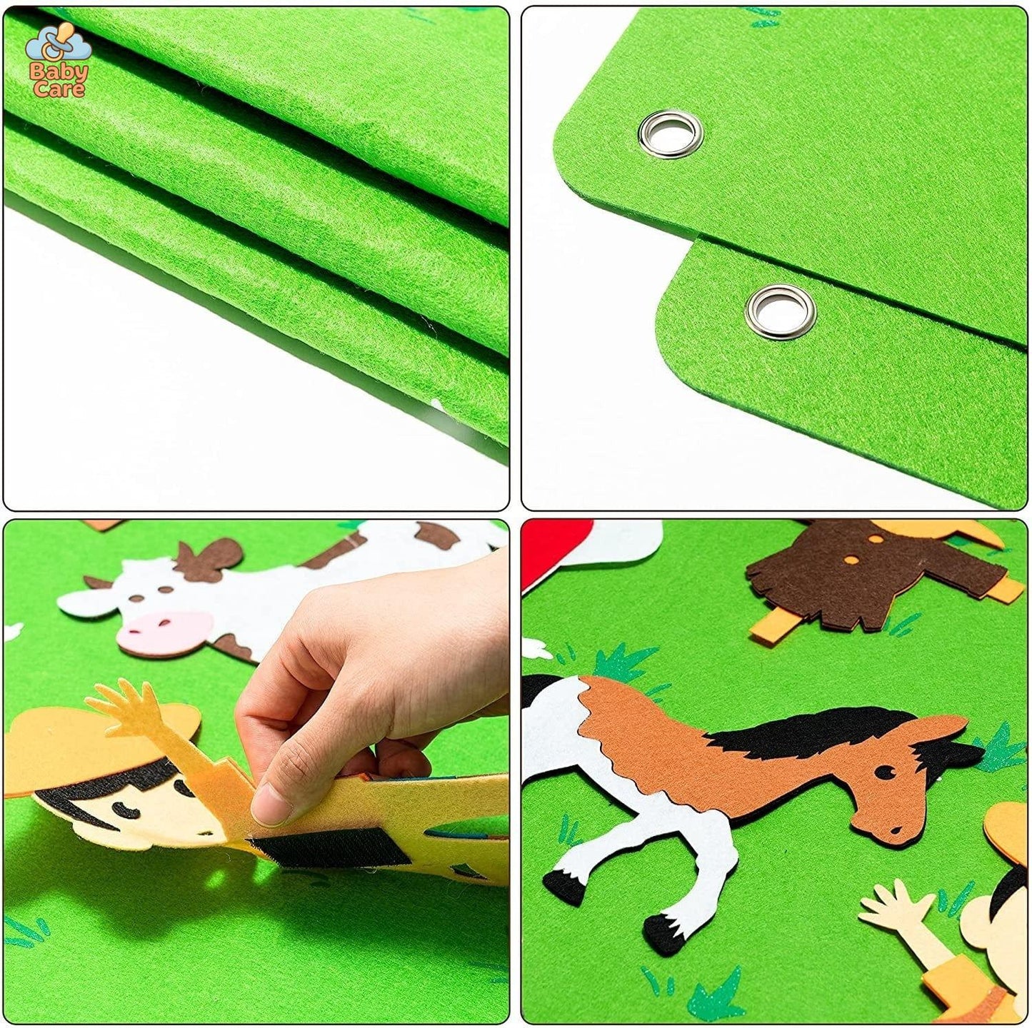 FeltStory™ - Des découvertes et des jeux sans fin ! - Tableau en feutre