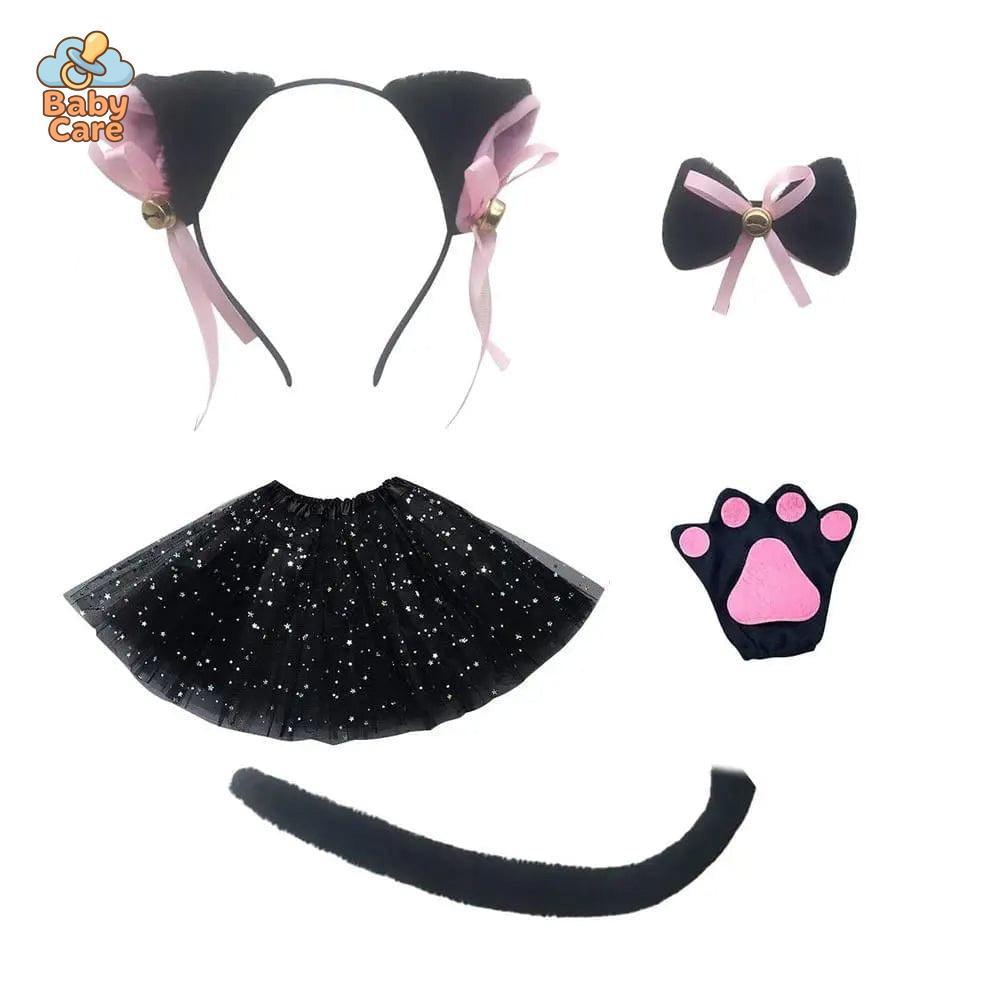 Déguisement Chat Set d'Accessoires Cosplay Enfant