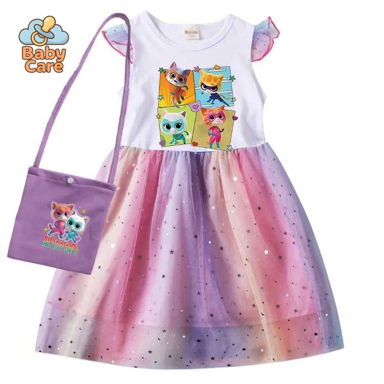Déguisement Chat Robe Fille avec Accessoires