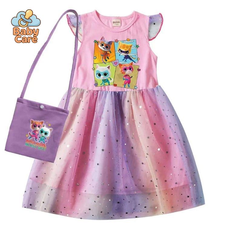 Déguisement Chat Robe Fille avec Accessoires