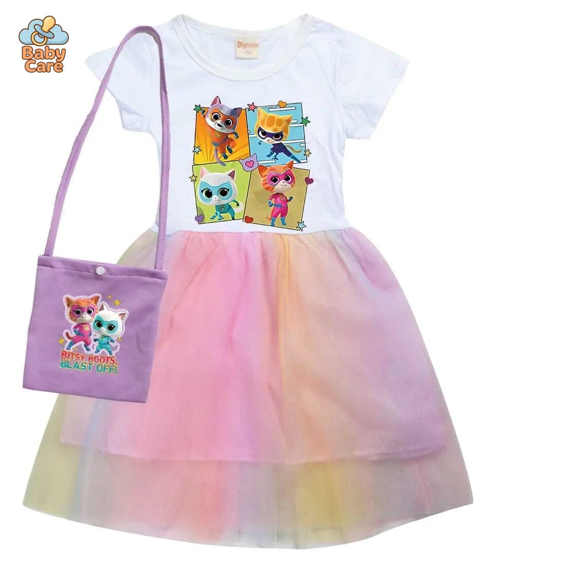 Déguisement Chat Robe Fille avec Accessoires