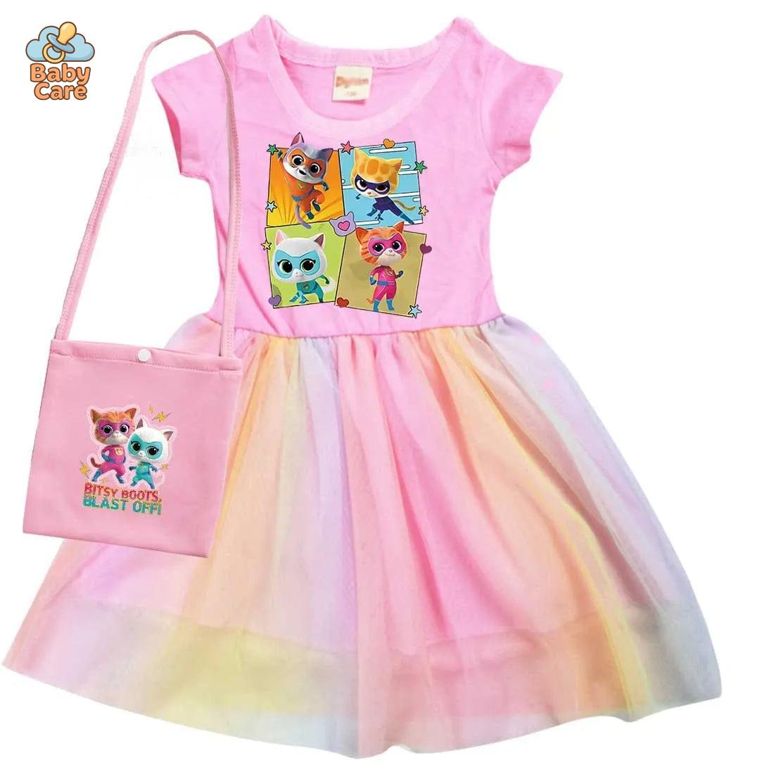 Déguisement Chat Robe Fille avec Accessoires