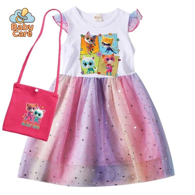 Déguisement Chat Robe Fille avec Accessoires